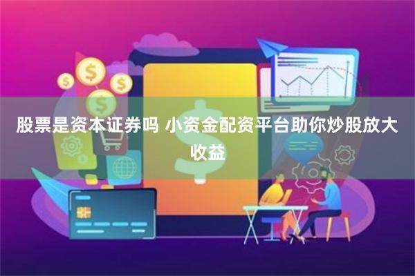 股票是资本证券吗 小资金配资平台助你炒股放大收益